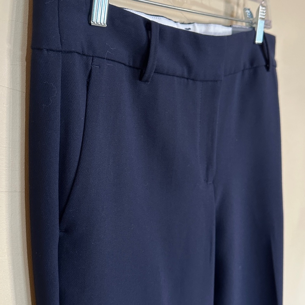 NWT Talbots Hampshire Ankle Pant Straight leg high waist Blue Sz 10 | $129 - Picture 9 of 14